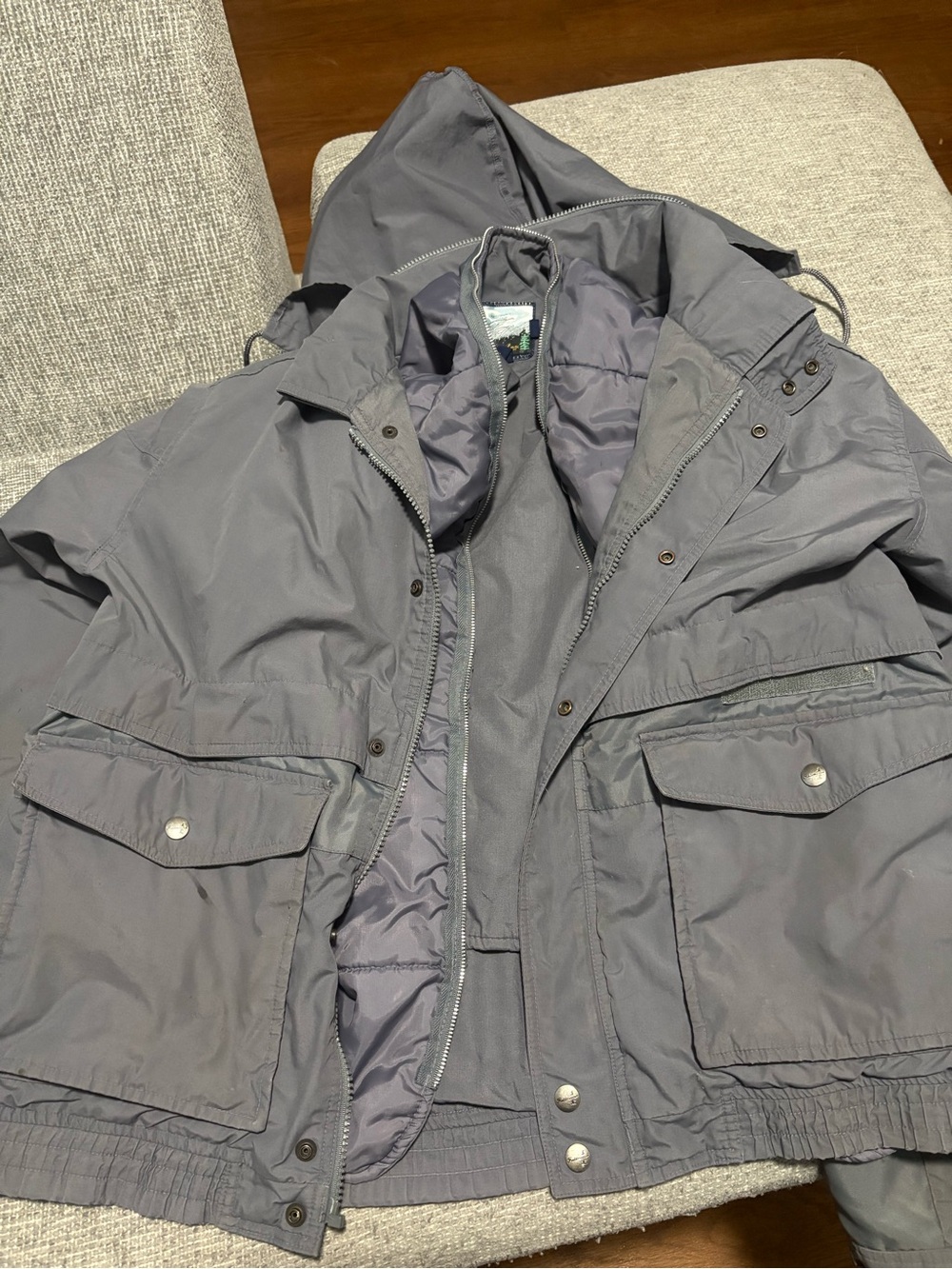 Fieldmaster Double Jacket Windbreaker For Men Size XL